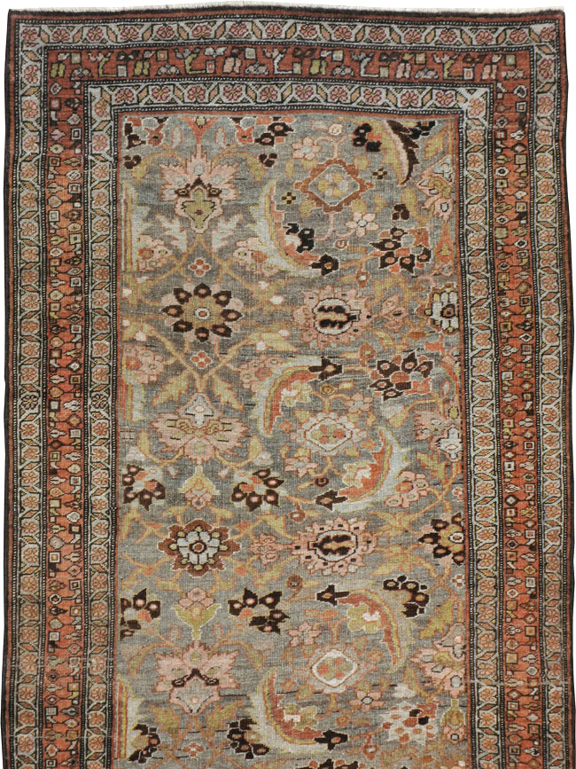 Antique Persian Bidjar Runner, No.21324 - Gss