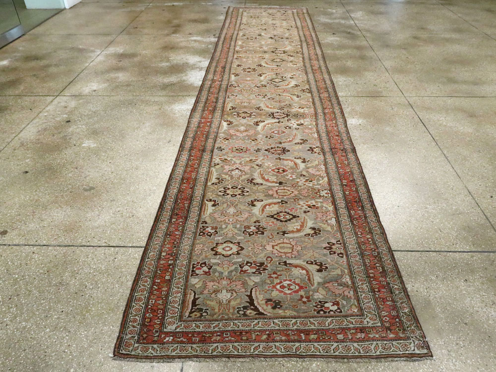 Antique Persian Bidjar Runner, No.21324 - Gss
