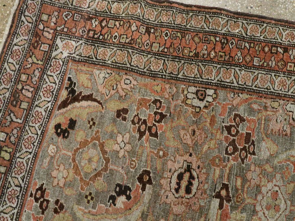 Antique Persian Bidjar Runner, No.21324 - Gss