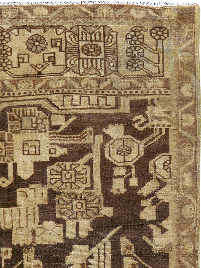 Antique Persian Malayer Sampler Rug, No.21329 - Gss