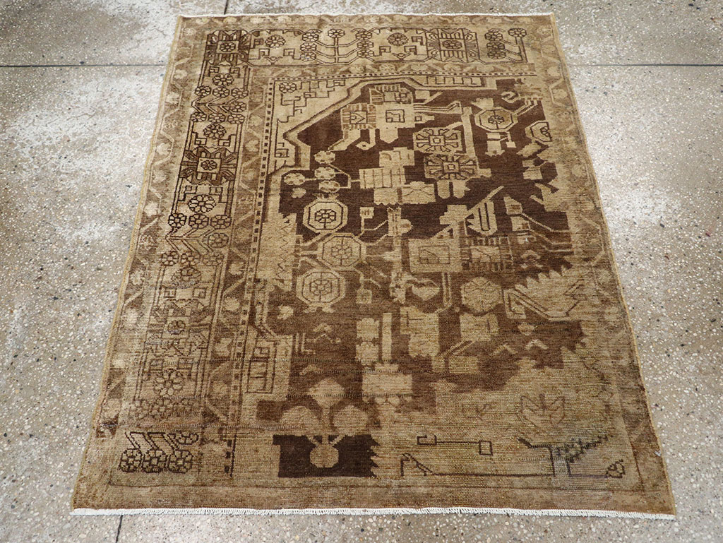 Antique Persian Malayer Sampler Rug, No.21329 - Gss