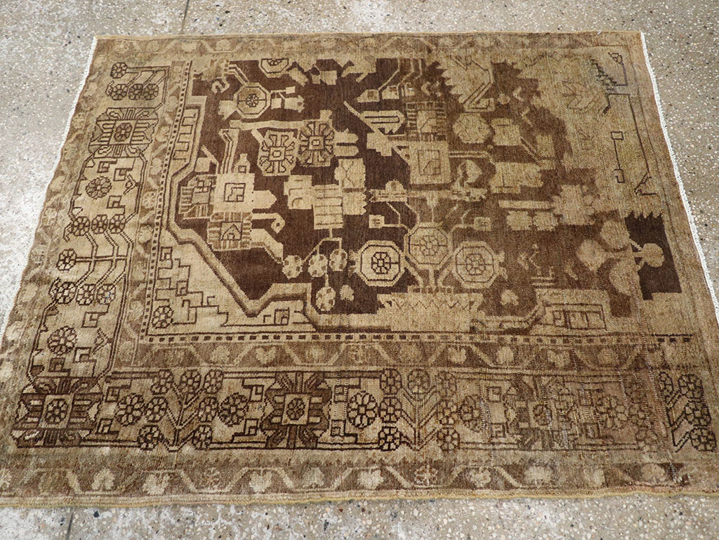 Antique Persian Malayer Sampler Rug, No.21329 - Gss