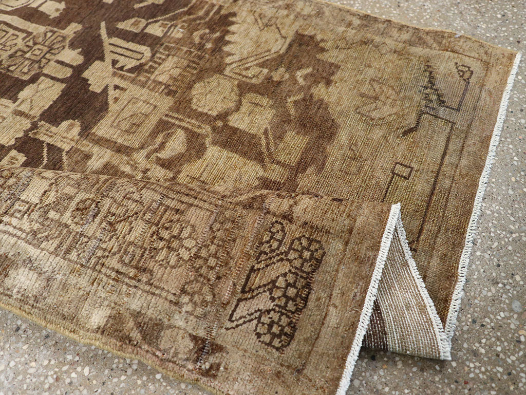 Antique Persian Malayer Sampler Rug, No.21329 - Gss