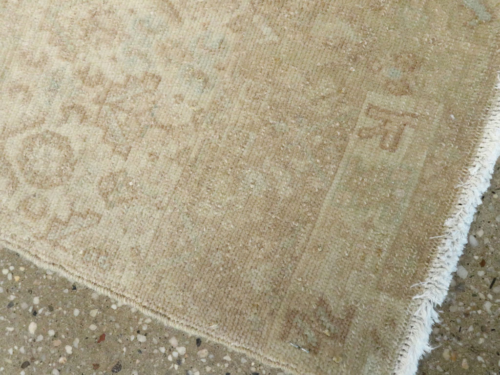 Vintage Persian Malayer Sampler Throw Rug, No.21330 - Gss