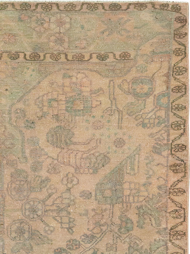 Vintage Persian Malayer Sampler Rug, No.21334 - Gss