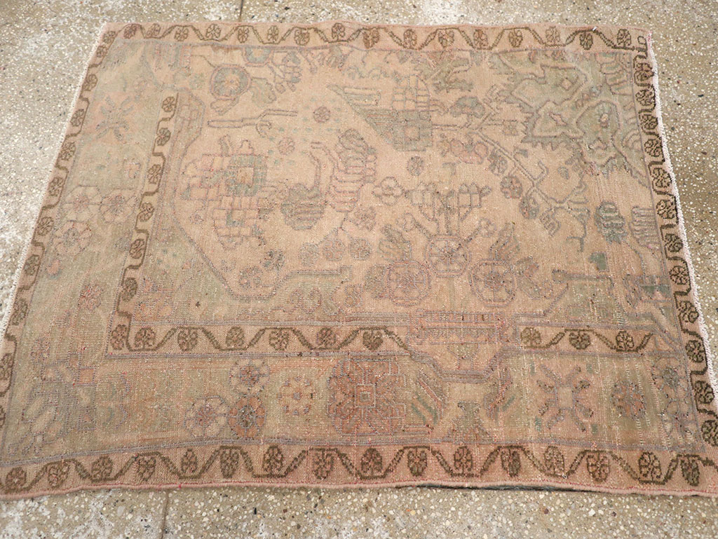 Vintage Persian Malayer Sampler Rug, No.21334 - Gss