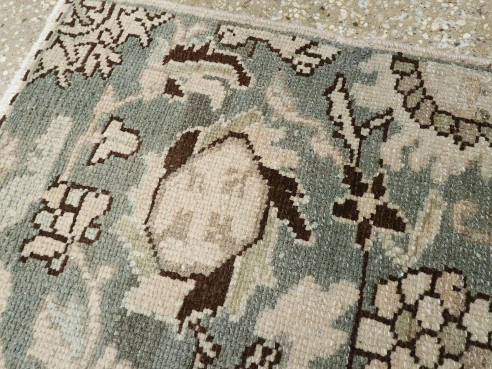 Vintage Persian Malayer Sampler Rug, No.21335 - Gss