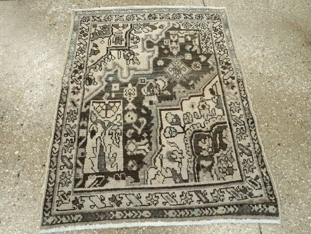 Vintage Persian Malayer Sampler Rug, No.21336 - Gss
