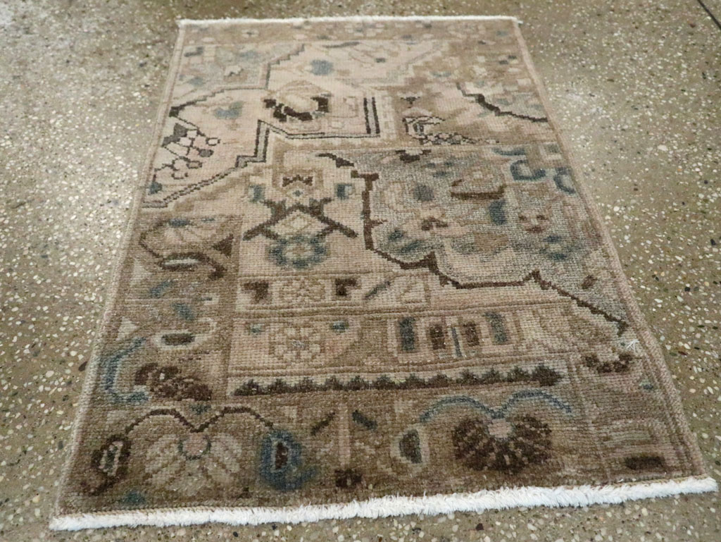 Vintage Persian Malayer Sampler Rug, No.21339 - Gss