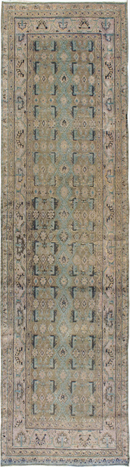 Vintage Persian Malayer Runner, No.21351 - Gss