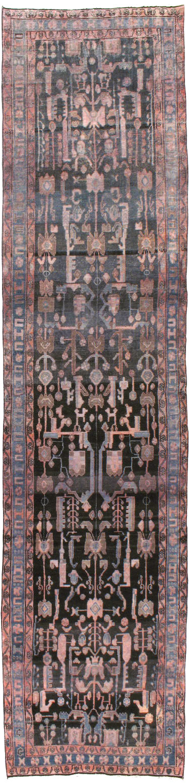 Vintage Persian Malayer Runner, No.21357 - Gss