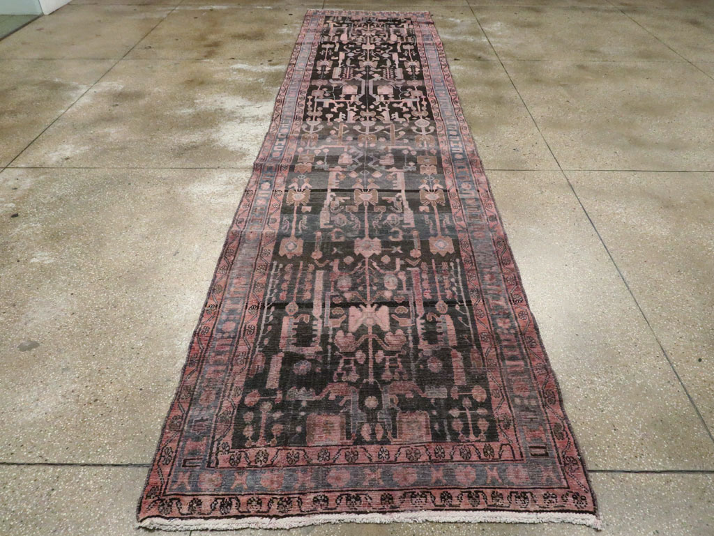 Vintage Persian Malayer Runner, No.21357 - Gss