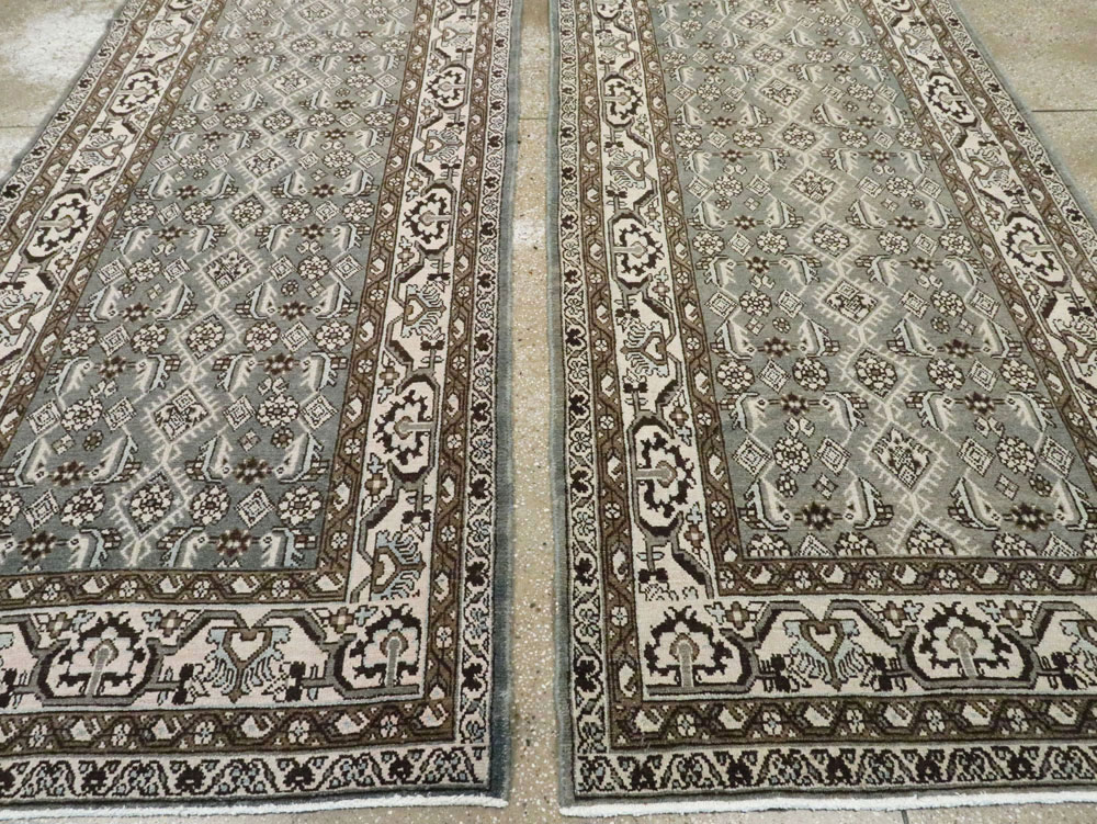 Vintage Persian Malayer Runner (Pair: 1 of 2), No.21377 - Gss