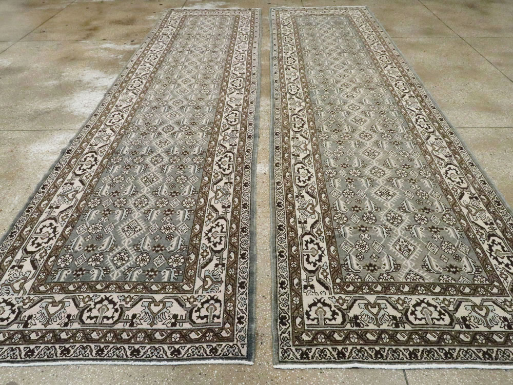 Vintage Persian Malayer Runner (Pair: 2 of 2), No.21378 - Gss