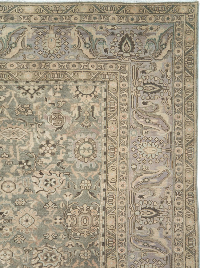 Vintage Persian Malayer Room Size Carpet, No.21382 - Gss