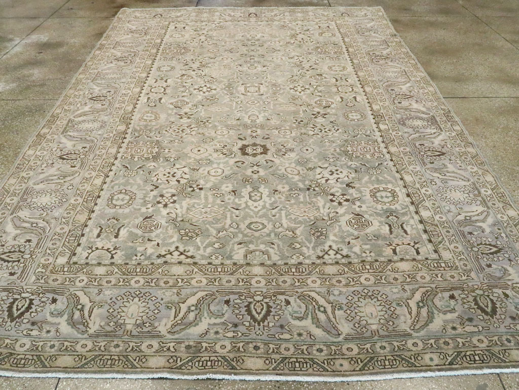 Vintage Persian Malayer Room Size Carpet, No.21382 - Gss