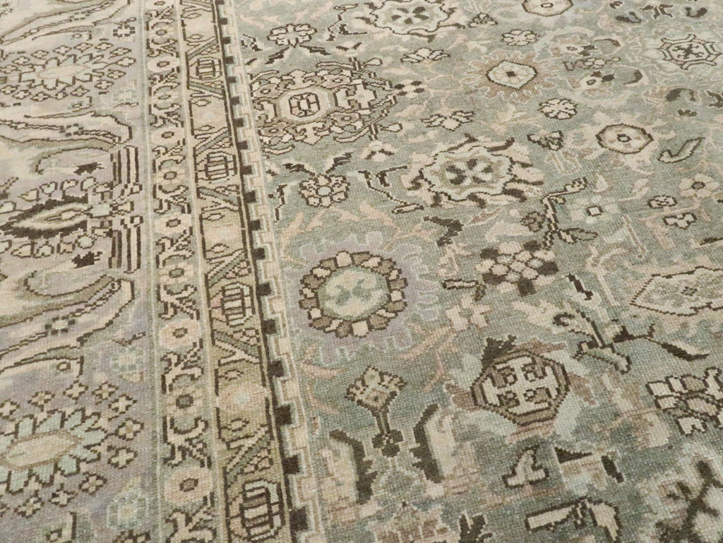 Vintage Persian Malayer Room Size Carpet, No.21382 - Gss