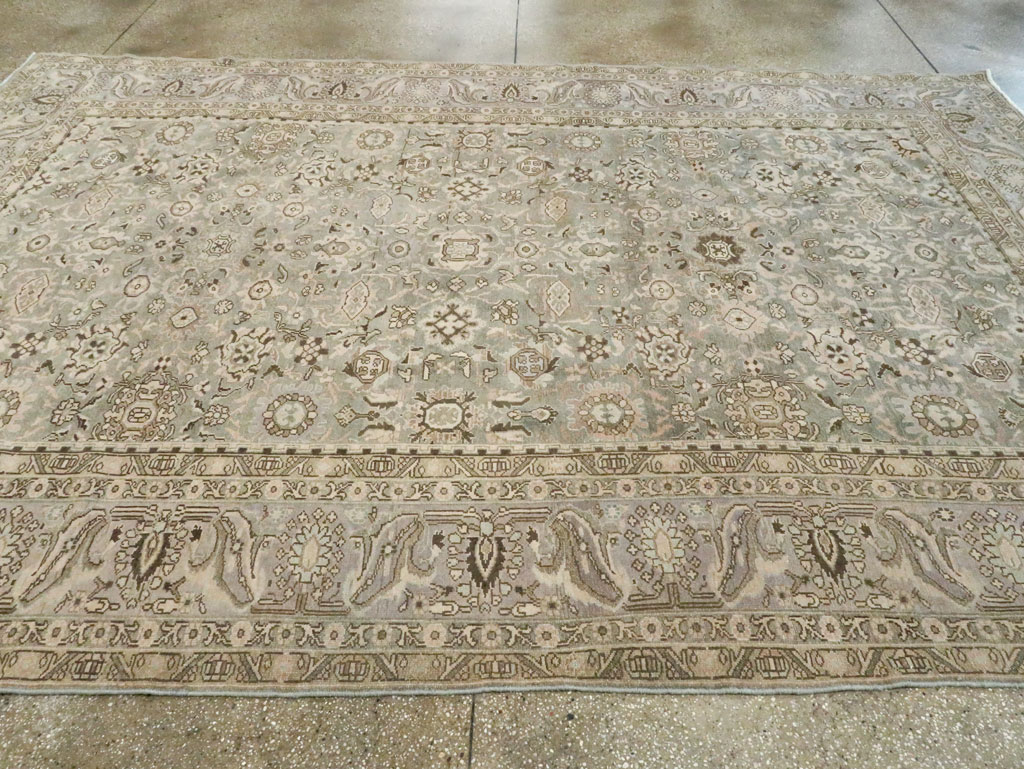 Vintage Persian Malayer Room Size Carpet, No.21382 - Gss