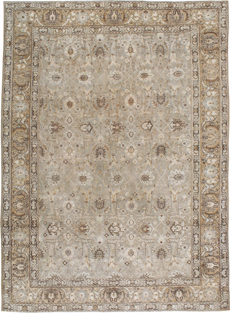 Antique Persian Tabriz Carpet, No.21386 - Gss