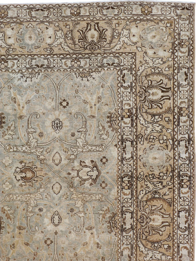Antique Persian Tabriz Carpet, No.21386 - Gss