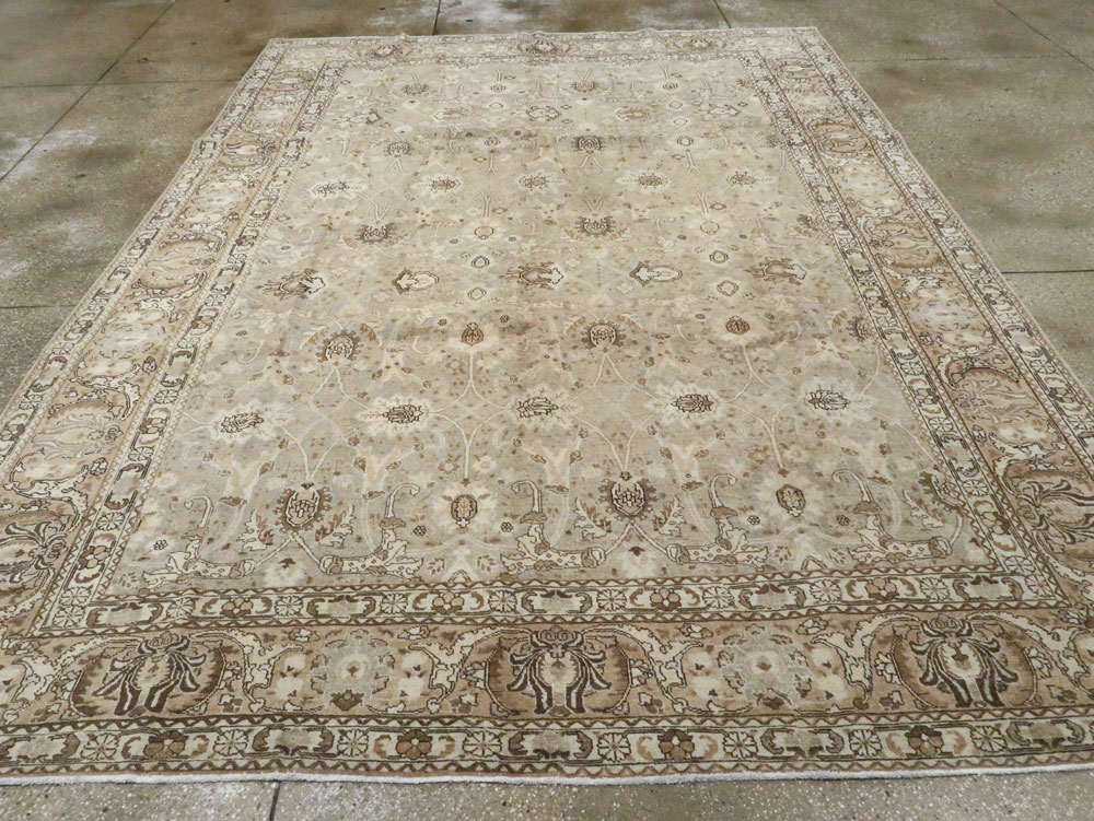 Antique Persian Tabriz Carpet, No.21386 - Gss