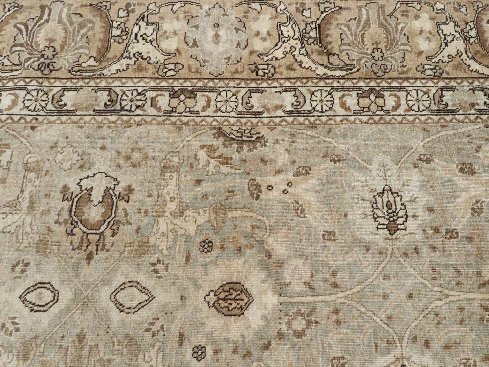 Antique Persian Tabriz Carpet, No.21386 - Gss