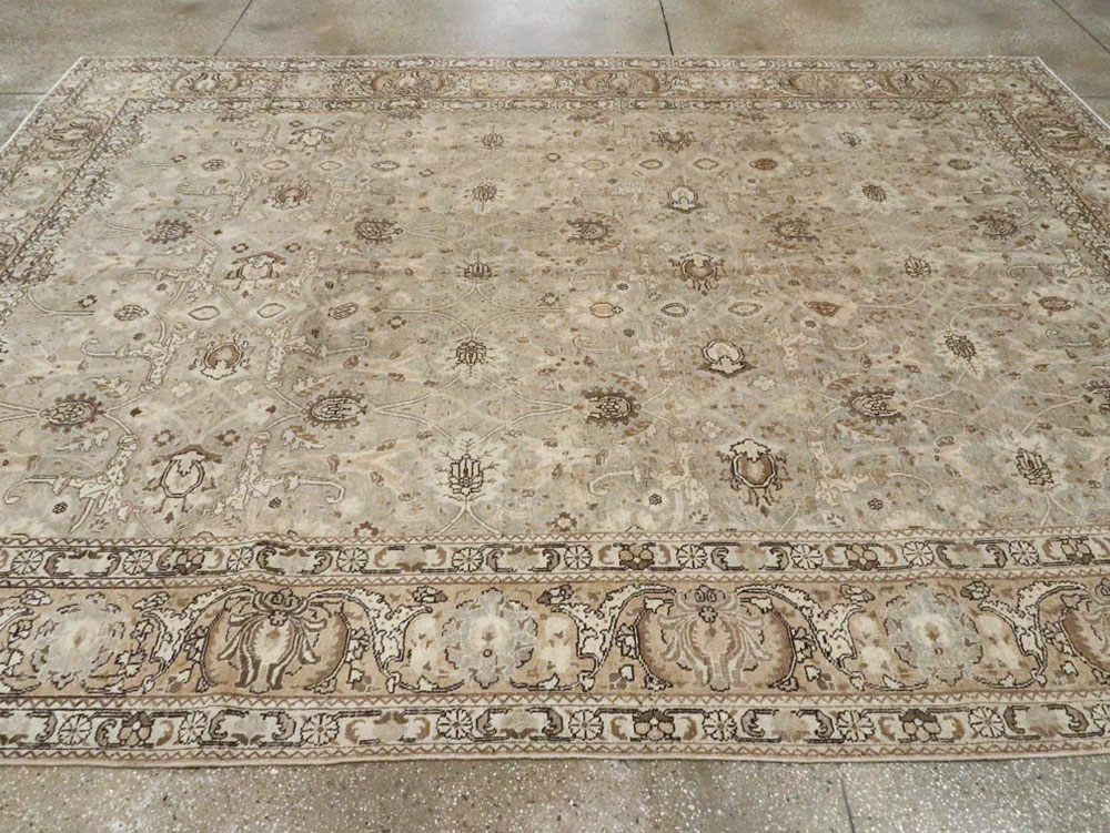 Antique Persian Tabriz Carpet, No.21386 - Gss
