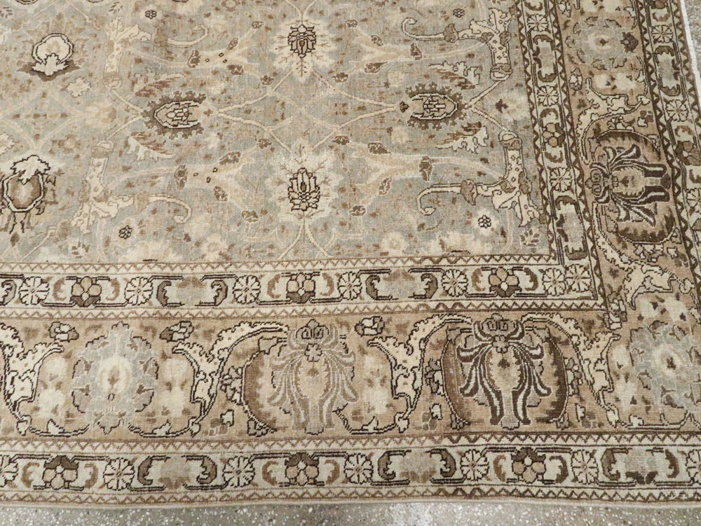 Antique Persian Tabriz Carpet, No.21386 - Gss