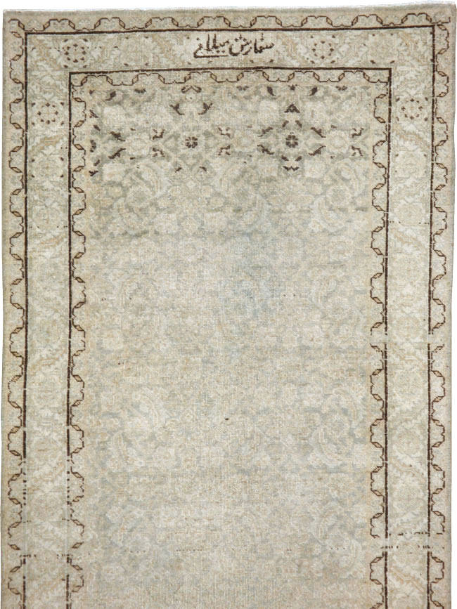 Vintage Persian Tabriz Runner, No.21389 - Gss