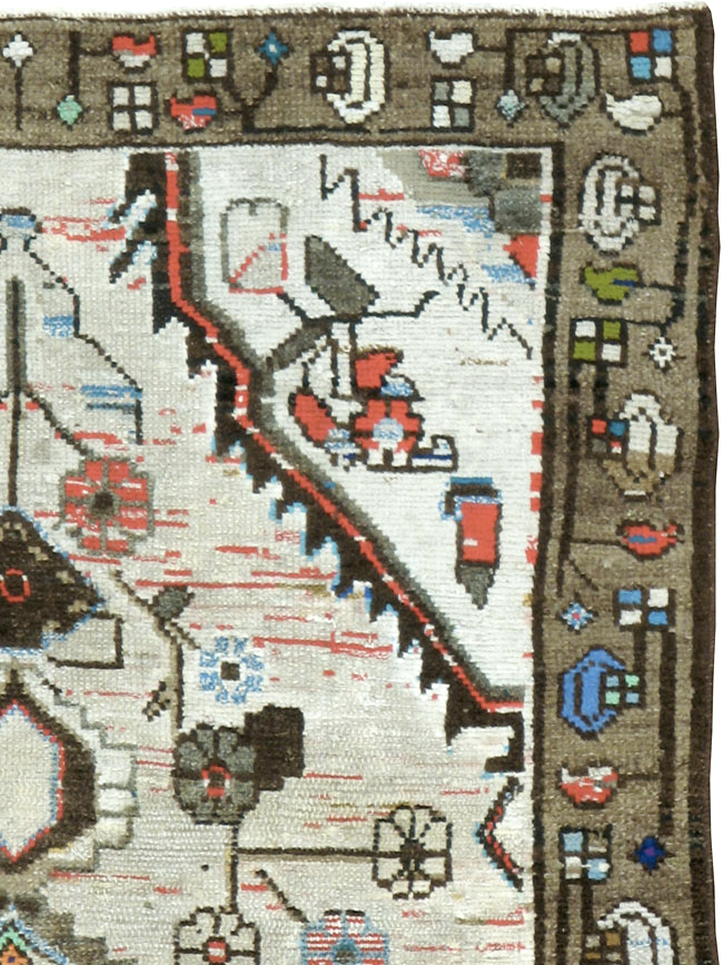 Vintage Persian Malayer Rug, No.21397 - Gss