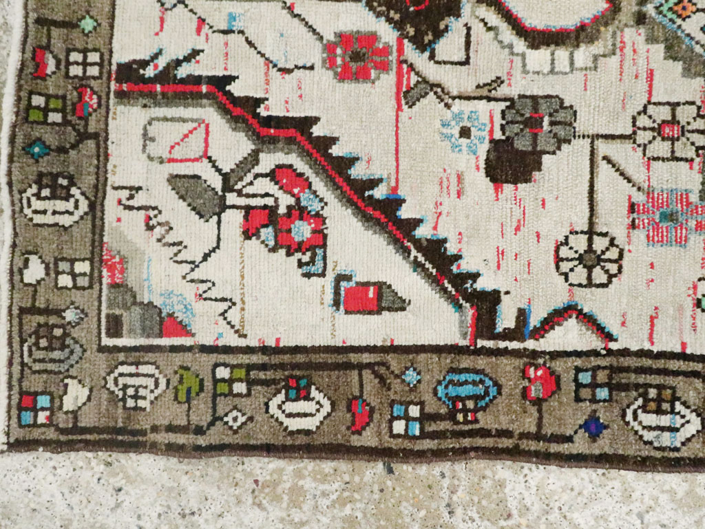 Vintage Persian Malayer Rug, No.21397 - Gss