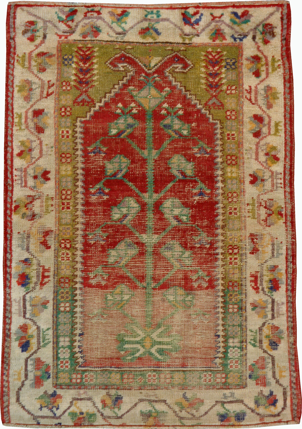 Antique Turkish Oushak Rug, No.21412 - Gss