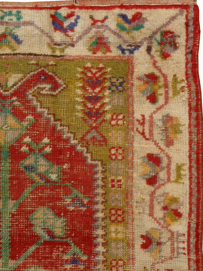 Antique Turkish Oushak Rug, No.21412 - Gss