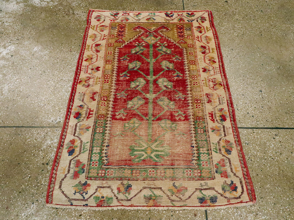 Antique Turkish Oushak Rug, No.21412 - Gss