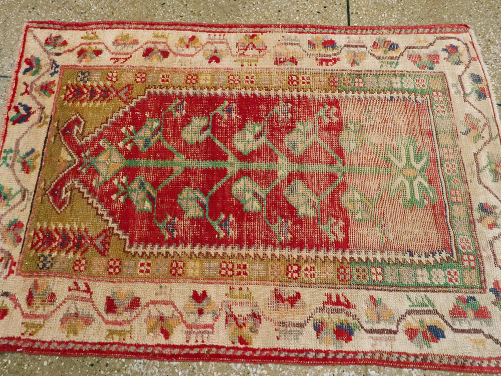 Antique Turkish Oushak Rug, No.21412 - Gss