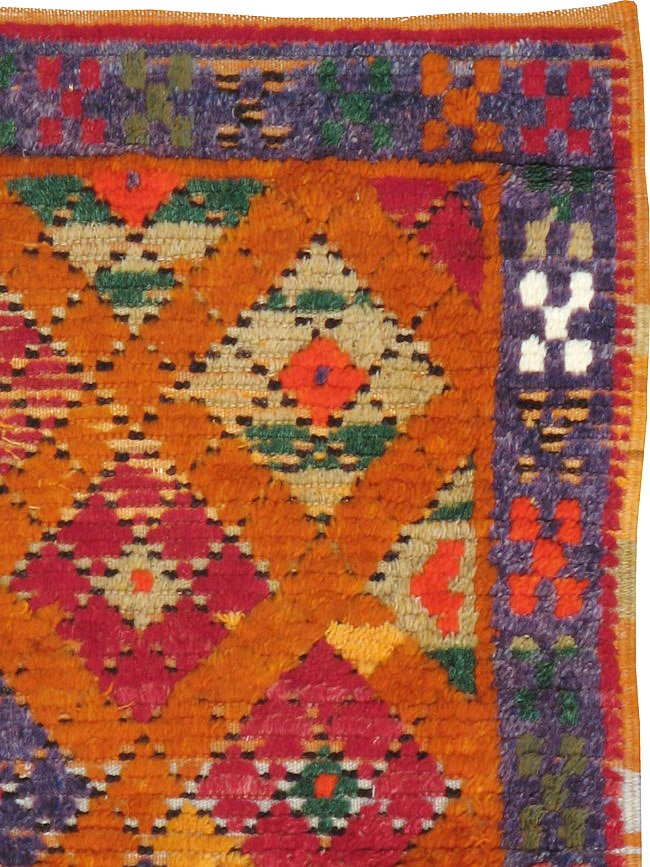 Vintage Turkish Tulu Rug, No.21417 - Gss
