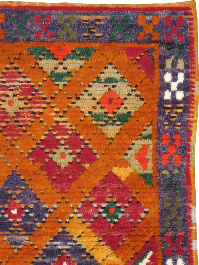 Vintage Turkish Tulu Rug, No.21417 - Gss