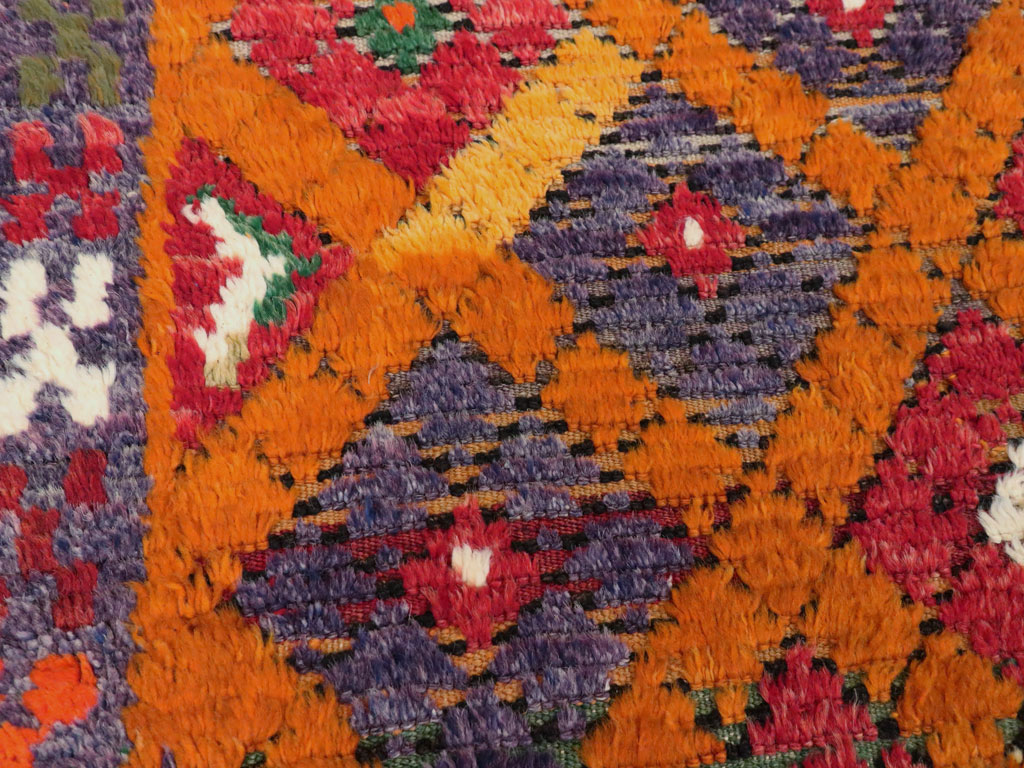 Vintage Turkish Tulu Rug, No.21417 - Gss