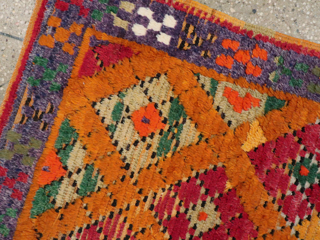 Vintage Turkish Tulu Rug, No.21417 - Gss