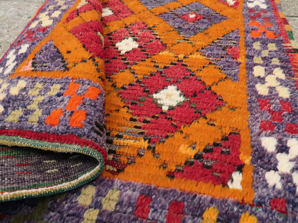 Vintage Turkish Tulu Rug, No.21417 - Gss