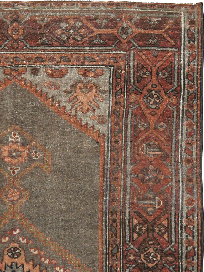 Antique Persian Kurdish Rug, No.21419 - Gss