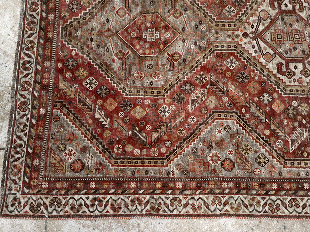 Antique Afshar Rug, No.21420 - Gss