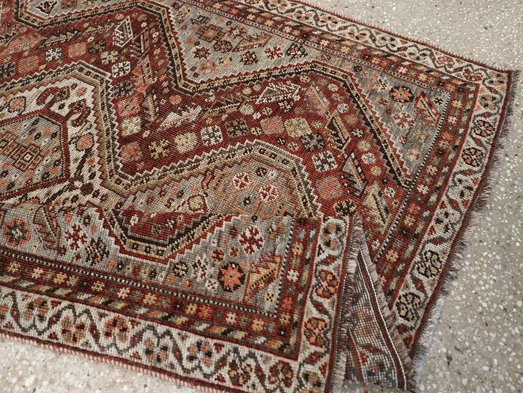 Antique Afshar Rug, No.21420 - Gss