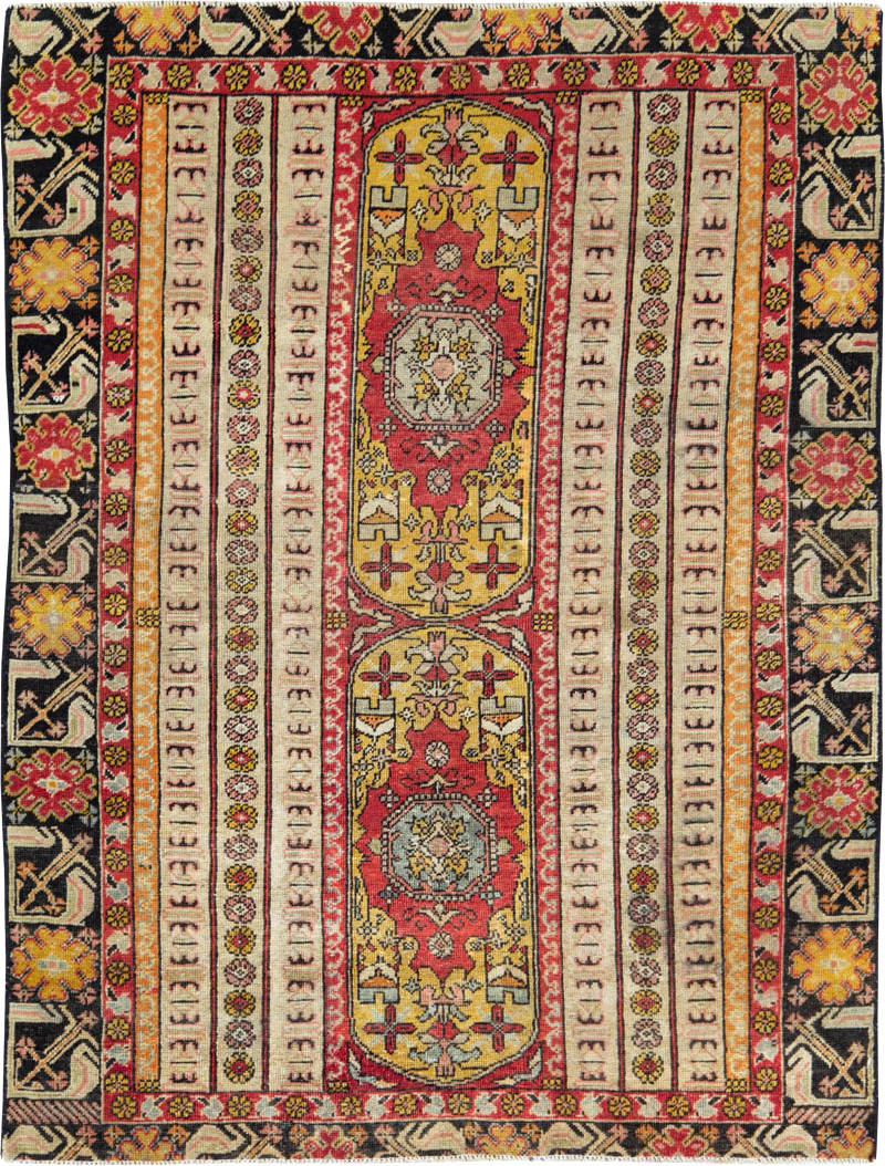 Antique Turkish Ghiordes Rug, No.21425 - Gss