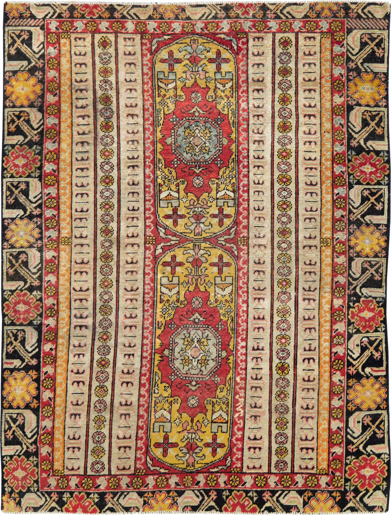 Antique Turkish Ghiordes Rug, No.21425 - Gss
