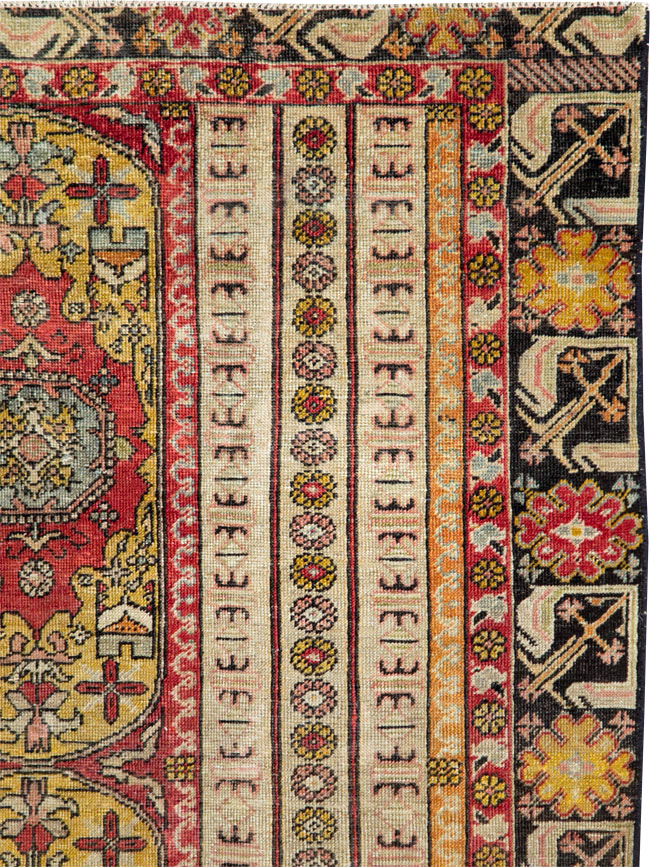 Antique Turkish Ghiordes Rug, No.21425 - Gss