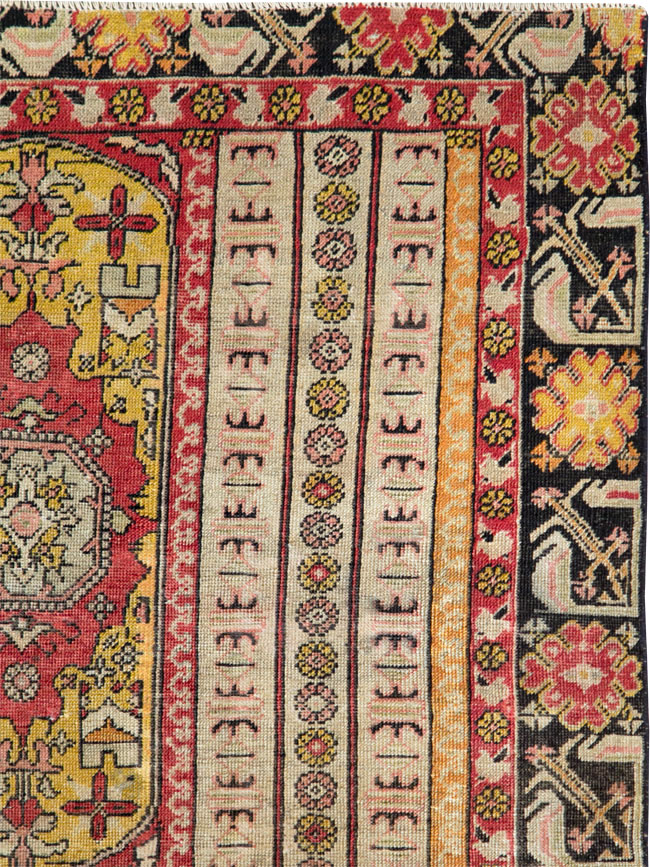 Antique Turkish Ghiordes Rug, No.21425 - Gss