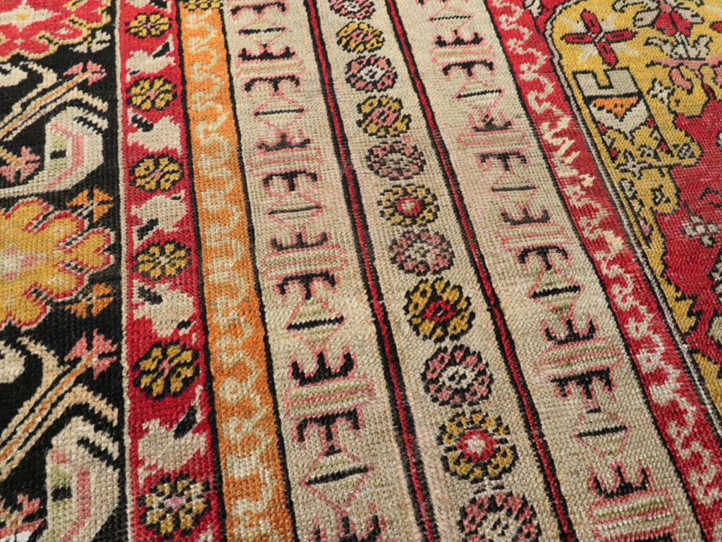 Antique Turkish Ghiordes Rug, No.21425 - Gss