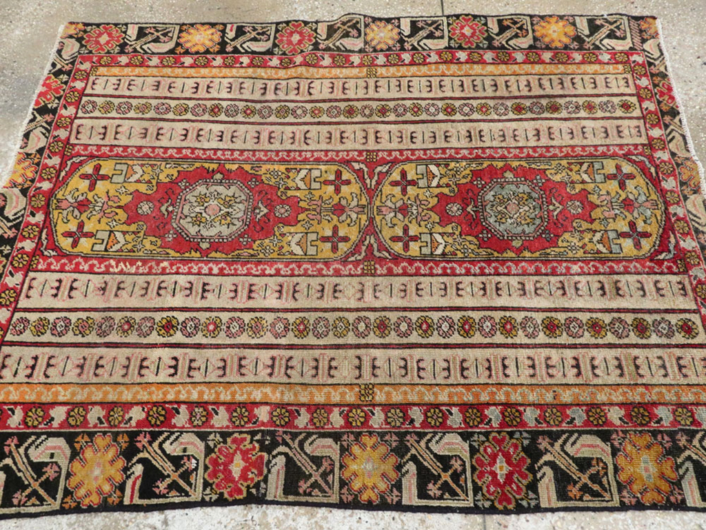 Antique Turkish Ghiordes Rug, No.21425 - Gss