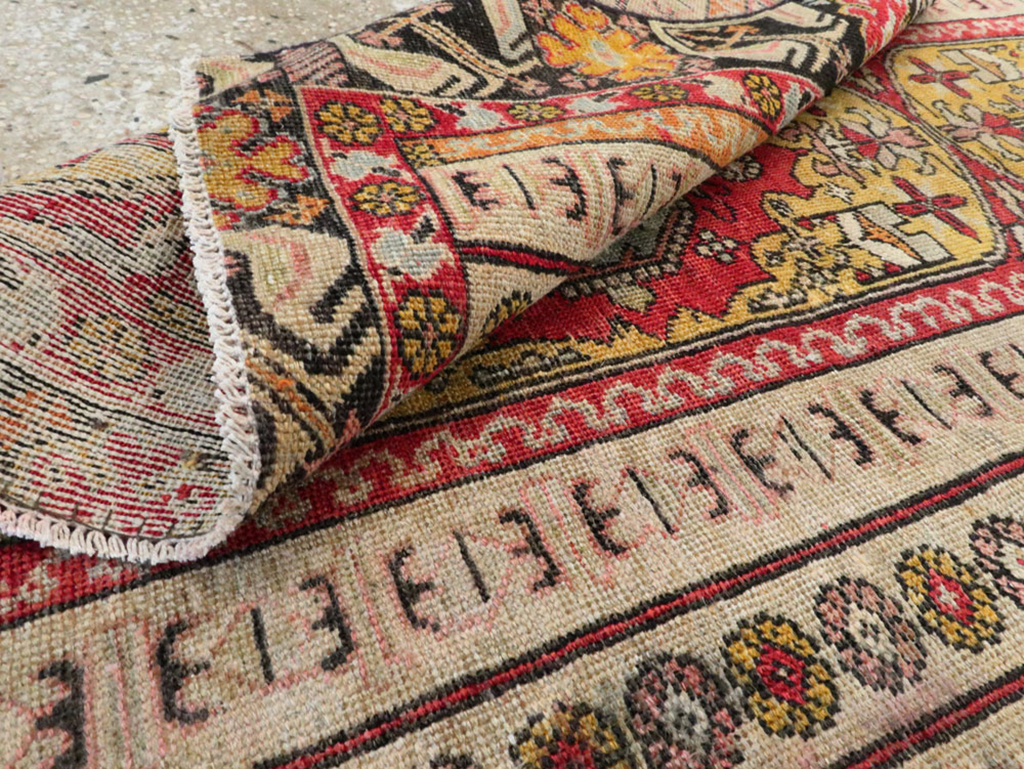 Antique Turkish Ghiordes Rug, No.21425 - Gss